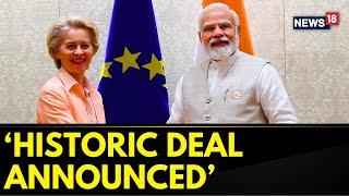 G20 Summit | European Commission President Ursula von der Leyen On India-Middle East-Europe Corridor