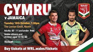 CYMRU v JAMAICA | Tuesday 15th October 2024 | 7:30PM KO