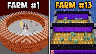 I Built EVERY Automatic Farm in Minecraft Hardcore