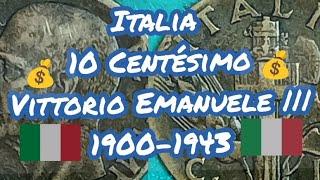 Italia 10 Centésimo Vittorio Emanuele |||, 1900-1943  