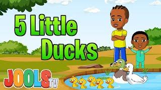 Five Little Ducks | Counting with JoolsTV | Nursery Rhymes + Kids Songs