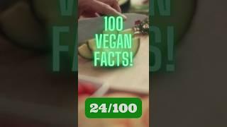 100 Vegan Facts #24/100 #FactOasis - Check the Comments for Vegan Recipes! #plantbased #veganfacts