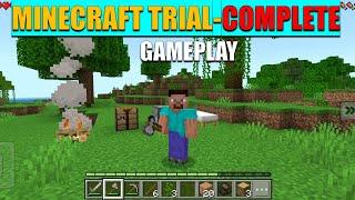 How To Play Minecraft Trial | Minecraft Trial Gameplay | Minecraft Trial