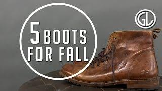 5 Fall Boots to Wear with Denim || Men's Fashion || Gent's Lounge