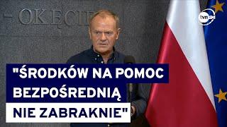 Premier o stanie klęski żywiołowej i pomocy dla powodzian. "Wyciągniemy z Unii, co się da"