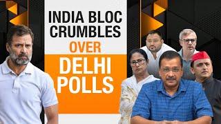 Live News | Delhi Polls Expose Cracks in INDIA Alliance? AAP vs Cong Rift Widens | SP, TMC back AAP