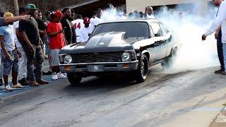 OVER 3+ HOURS OF NITROUS TRUE STREET CARS AND ALL MOTOR CARS AND TRUE STREET GBODYS DRAG RACING