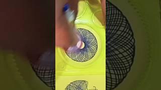 How many rotations did the pen make in total100 #Spirograph #2024 #shorts #relax #satisfying #short