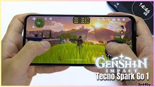 TECNO SPARK Go 1 Genshin Impact Gaming test | Unisoc T615, 120Hz Display