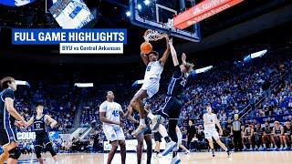 BYU Basketball vs Central Arkansas || FULL GAME HIGHLIGHTS || November 5, 2024