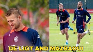 [watch]DE LIGT AND MAZRAOUI TRAINING HIHGLIGHTS