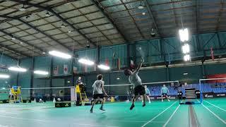 Adam Jeffrey /Dylan Soedjasa vs Lik De Chun/Noriyuki Kurata badminton doubles NZ Tour Finals 2023