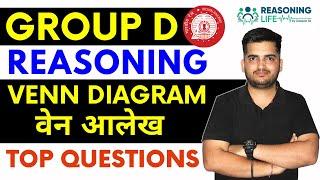 VENN DIAGRAM (वेन आलेख) BY DEEPAK SIR | RRC GROUP D REASONING | Reasoning Life #deepaksir #groupd