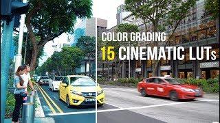 15 Cinematic LUTs for Color Grading (Demo)