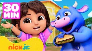 Dora | Os Momentos Mais Engraçados de Benny!  Compilado de 30 Minutos | Nick Jr. em Português