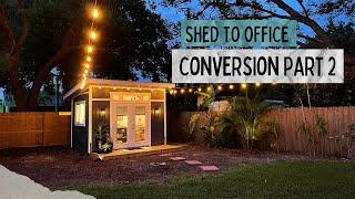 Part 2: Upgrading our Shed Office