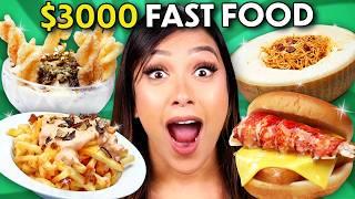 We Ate $3,000 Of Fancy Fast Food!