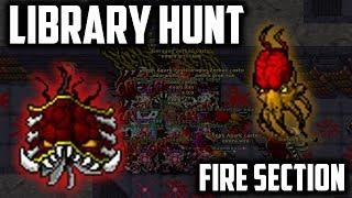 LIBRARY HUNT FIRE SECTION 4 VOCATION - 21KK/H - The BEST RESPAWN of TIBIA