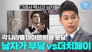 '남자가 부담 VS 더치페이' 각국의 데이트 비용 분담 방식은?!｜비정상회담｜JTBC 20161107 방송