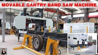 Light type band saw machine | Movable Gantry band saw machine