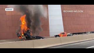 Coroner: Cause of death for driver in fiery triple fatal crash 'natural'