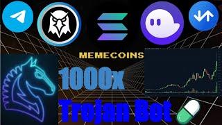 How to Use Trojan Trading Bot for Memecoins on Solana! Complete Setup & Guide