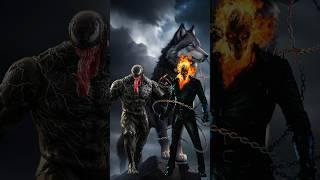 Marvel Characters + Ghost Rider Fusion- marvel characters edit #shorts
