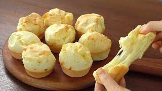 쫀득쫀득, 글루텐프리 치즈빵 만들기 :: 영상이 짧죠? 진짜 간단해요 :: Cheese Bread Recipe