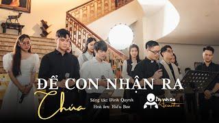 ĐỂ CON NHẬN RA CHÚA | THÁNH CA ACOUSTIC