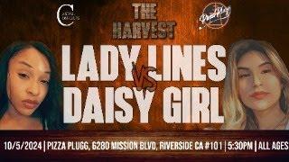 Daisy Girl vs Lady Lines | The Harvest | Hosted by TBG | Casual Conflicts Rap Battle