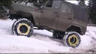 Uaz 4x4 off road special test