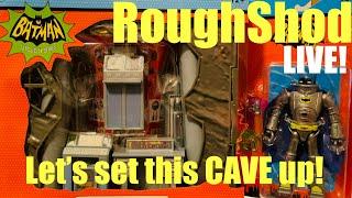 RoughShod LIVE! Hang Out & BatCave set up! #actionfigures #toys