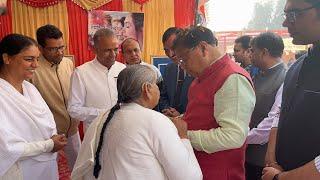 Kamal gupta ji visited spiritual exhibition by Brahma Kumaris at Geeta Jayani, Hisar