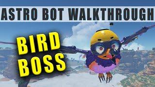 Astro Bot Bird Boss Fight - How to beat Falcon McFly the Giant Bird