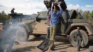 Back to Basics - ASMR Camping - Jeep Gladiator off-road