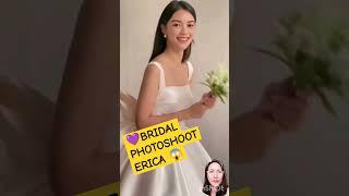 BRIDAL PHOTOSHOOT ERICA #erica #trendingshort #viralvideo #reaction #photoshoot #viral