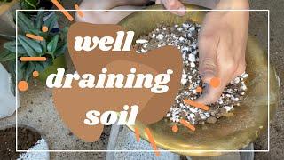 Well-draining soil | simple & 'cheap'