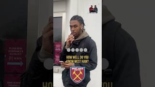 How well do YOU🫵 KNOW YOUR CLUB?🟣(*WEST HAM EDITION*) #shorts #soccer #football #westham