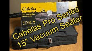 Unboxing a Cabelas Pro Series 15" Vacuum Sealer