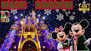 Watch Live NOW: Magic Kingdom Christmas 2024