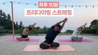 프리다이빙 가기 전 스트레칭 이거면 끝! 딱 10분으로 달라지는 다이빙 전신, 풀렁, 엠티렁 스트레칭  l Streching before Freediving