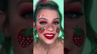 TAKE OFF MY STRAWBERRY EMOJI MAKEUP WITH ME!? #shorts