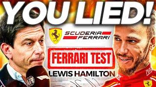 Hamilton's UNEXPECTED Ferrari TEST Leaves Mercedes & Wolff FURIOUS!