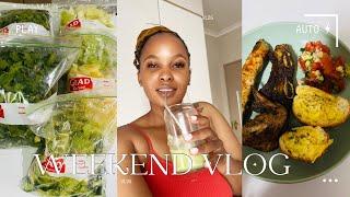 WEEKEND  VLOG: Saturday braai night | Sunday green juice preps