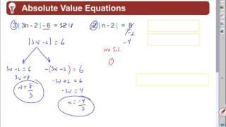 Algebra 1 Quick Review: Absolute Value Equations by Rick Scarfi