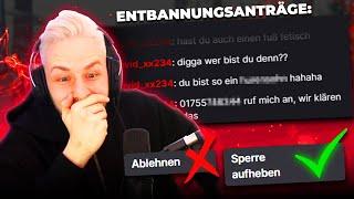 Meine TWITCH ENTBANNUNGSANTRÄGE (nichts für Schwache Nerven!) 