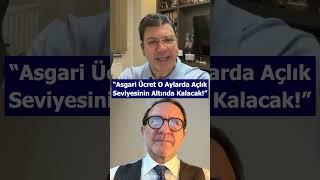 "Asgari Ücret O Aylarda Açlık Seviyesinin Altında Kalacak!"| Taner Özdeş&Prof. Dr. Emre Alkin#shorts