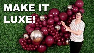 How to Make a LUXE Organic Balloon Garland!