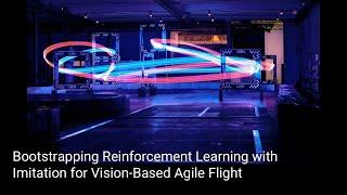 Bootstrapping Reinforcement Learning with Imitation for Vision-Based Agile Flight (CoRL 2024)