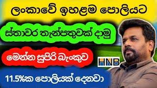 HNB Bank Fixed deposit interest rates | money market account in sri lanka 2024 | new fd rates